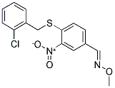 4-[(2-CHLOROBENZYL)SULFANYL]-3-NITROBENZENECARBALDEHYDE O-METHYLOXIME CAS#: 477852-29-2