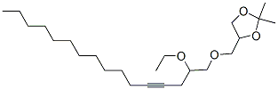 4-[[(2-Ethoxy-4-hexadecynyl)oxy]methyl]-2,2-dimethyl-1,3-dioxolane CAS#: 56256-47-4