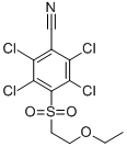 4-(2-Ethoxyethylsulfonyl)-2,3,5,6-tetrachlorobenzonitrile CAS#: 56916-72-4