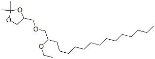 4-[[(2-Ethoxyhexadecyl)oxy]methyl]-2,2-dimethyl-1,3-dioxolane CAS#: 51883-34-2