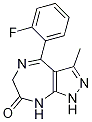 4-(2-Fluorophenyl)-6,8-dihydro-3-Methylpyrazolo[3,4-e][1,4]diazepin-7(1H)-one CAS#: 55199-54-7