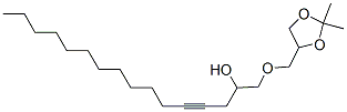 4-[[(2-Hydroxy-4-hexadecynyl)oxy]methyl]-2,2-dimethyl-1,3-dioxolane CAS#: 56256-50-9