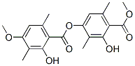 4-(2-Hydroxy-4-methoxy-3,6-dimethylbenzoyloxy)-2-hydroxy-3,6-dimethylbenzoic acid methyl ester CAS#: 5014-22-2