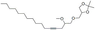 4-[[(2-Methoxy-4-hexadecynyl)oxy]methyl]-2,2-dimethyl-1,3-dioxolane CAS#: 51883-29-5