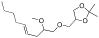 4-[[(2-Methoxy-4-nonenyl)oxy]methyl]-2,2-dimethyl-1,3-dioxolane CAS#: 56256-37-2