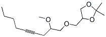 4-[[(2-Methoxy-4-nonynyl)oxy]methyl]-2,2-dimethyl-1,3-dioxolane CAS#: 56256-45-2