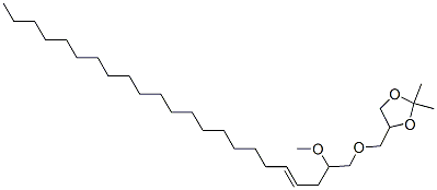 4-[[(2-Methoxy-4-tricosenyl)oxy]methyl]-2,2-dimethyl-1,3-dioxolane CAS#: 56256-38-3