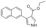 4-(2-NAPHTHALENYL)-1H-PYRROLE-3-CARBOXYLIC ACID ETHYL ESTER CAS#: 467253-36-7