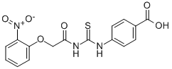 4-[[[[(2-NITROPHENOXY)ACETYL]AMINO]THIOXOMETHYL]AMINO]-BENZOIC ACID CAS#: 532940-59-3