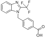 4-[[2-Trifluoromethyl-1H-benzimidazol-1-yl]methyl]benzoic acid CAS#: 461665-33-8
