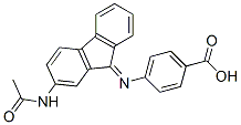 4-[(2-acetamidofluoren-9-ylidene)amino]benzoic acid CAS#: 5454-41-1