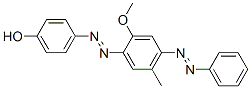 4-[[2-methoxy-5-methyl-4-(phenylazo)phenyl]azo]phenol CAS#: 6657-00-7