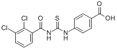4-[[[(2,3-DICHLOROBENZOYL)AMINO]THIOXOMETHYL]AMINO]-BENZOIC ACID CAS#: 535938-17-1