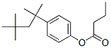 [4-(2,4,4-trimethylpentan-2-yl)phenyl] butanoate CAS#: 5454-46-6