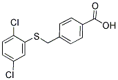 4-[[(2,5-DICHLOROPHENYL)THIO]METHYL]BENZOIC ACID CAS#: 413582-76-0