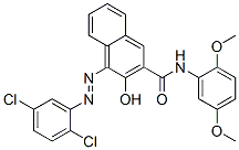 4-[(2,5-dichlorophenyl)azo]-N-(2,5-dimethoxyphenyl)-3-hydroxynaphthalene-2-carboxamide CAS#: 6410-40-8