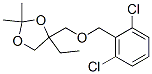 4-[[(2,6-Dichlorophenyl)methoxy]methyl]-4-ethyl-2,2-dimethyl-1,3-dioxolane CAS#: 55117-01-6
