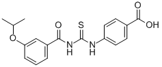 4-[[[[3-(1-METHYLETHOXY)BENZOYL]AMINO]THIOXOMETHYL]AMINO]-BENZOIC ACID CAS#: 532416-92-5