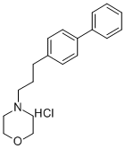 4-(3-(4-Biphenylyl)propyl)morpholine hydrochloride CAS#: 50910-37-7
