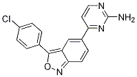 4-[3-(4-Chlorophenyl)-2,1-benzisoxazol-5-yl]-2-pyrimidinamine CAS#: 477845-12-8