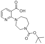4-(3-CARBOXY-PYRIDIN-2-YL)-[1,4]DIAZEPANE-1-CARBOXYLIC ACID TERT-BUTYL ESTER CAS#: 502133-49-5