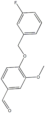 4-[(3-FLUOROBENZYL)OXY]-3-METHOXYBENZALDEHYDE CAS#: 428473-74-9