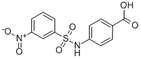 4-(3-NITRO-BENZENESULFONYLAMINO)-BENZOIC ACID CAS#: 59923-19-2