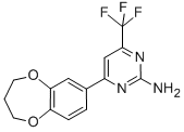 4-(3,4-DIHYDRO-2H-1,5-BENZODIOXEPIN-7-YL)-6-(TRIFLUOROMETHYL)-2-PYRIMIDINAMINE CAS#: 519056-64-5