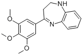 4-(3,4,5-TRIMETHOXY-PHENYL)-2,3-DIHYDRO-1H-BENZO[B][1,4]DIAZEPINE CAS#: 59902-16-8