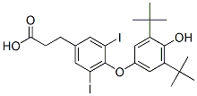 4-[3,5-Bis(1,1-dimethylethyl)-4-hydroxyphenoxy]-3,5-diiodobenzenepropanoic acid CAS#: 551-90-6