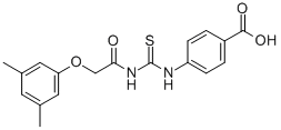 4-[[[[(3,5-DIMETHYLPHENOXY)ACETYL]AMINO]THIOXOMETHYL]AMINO]-BENZOIC ACID CAS#: 532979-46-7