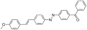 [4-[[4-[2-(4-Methoxyphenyl)ethenyl]phenyl]azo]phenyl]phenylmethanone CAS#: 55937-87-6