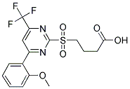 4-[4-(2-METHOXY-PHENYL)-6-TRIFLUOROMETHYL-PYRIMIDINE-2-SULFONYL]-BUTYRIC ACID CAS#: 443105-09-7