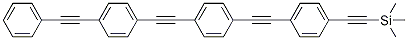 ((4-((4-((4-(phenylethynyl)phenyl) ethynyl) phenyl)ethynyl)phenyl)ethynyl)triMethylsilane CAS#: 484067-45-0