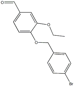 4-[(4-BROMOBENZYL)OXY]-3-ETHOXYBENZALDEHYDE CAS#: 443292-05-5