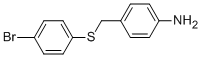 4-{[(4-Bromophenyl)sulfanyl]methyl}aniline CAS#: 54306-14-8