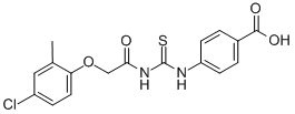 4-[[[[(4-CHLORO-2-METHYLPHENOXY)ACETYL]AMINO]THIOXOMETHYL]AMINO]-BENZOIC ACID CAS#: 433942-89-3