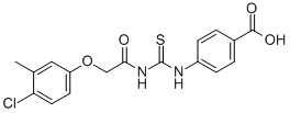 4-[[[[(4-CHLORO-3-METHYLPHENOXY)ACETYL]AMINO]THIOXOMETHYL]AMINO]-BENZOIC ACID CAS#: 535945-85-8