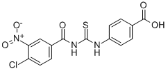 4-[[[(4-CHLORO-3-NITROBENZOYL)AMINO]THIOXOMETHYL]AMINO]-BENZOIC ACID CAS#: 535948-50-6