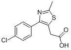 4-(4-CHLOROPHENYL)-2-METHYL-1,3-THIAZOL-5-YL]ACETIC ACID CAS#: 553630-41-4