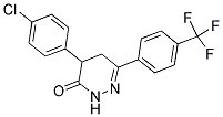 4-(4-CHLOROPHENYL)-6-[4-(TRIFLUOROMETHYL)PHENYL]-4,5-DIHYDRO-3(2H)-PYRIDAZINONE CAS#: 478260-86-5