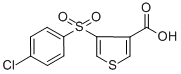 4-[(4-CHLOROPHENYL)SULFONYL]-3-THIOPHENECARBOXYLIC ACID CAS#: 423769-77-1