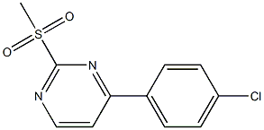 4-(4-Chlorophenyl)-2-(Methylsulfonyl)pyriMidine CAS#: 434941-56-7