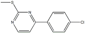 4-(4-Chlorophenyl)-2-methylthiopyrimidine CAS#: 434941-55-6