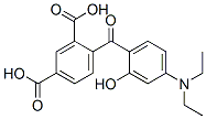 4-[4-(Diethylamino)-2-hydroxybenzoyl]-1,3-benzenedicarboxylic acid CAS#: 52716-30-0