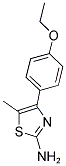 4-(4-ETHOXY-PHENYL)-5-METHYL-THIAZOL-2-YLAMINE CAS#: 443922-53-0