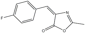 4-[(4-Fluorophenyl)methylene]-2-methyl-5(4H)-oxazolone CAS#: 586-08-3