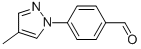 4-(4-METHYL-1H-PYRAZOL-1-YL)BENZALDEHYDE CAS#: 433920-86-6