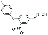 4-[(4-METHYLPHENYL)SULFANYL]-3-NITROBENZENECARBALDEHYDE OXIME CAS#: 477852-05-4