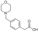 4-(4-MORPHOLINYLMETHYL)-BENZENEACETIC ACID CAS#: 521313-48-4